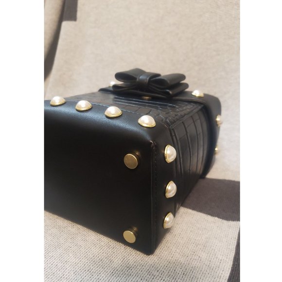 Sam Edelman Charlie Croc Box Bag - Picture 7 of 10